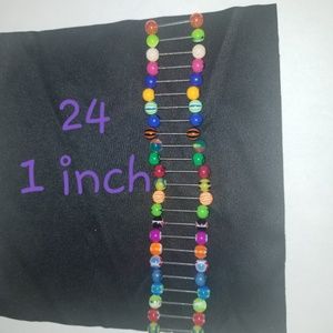 😜24 Tongue Rings Lot